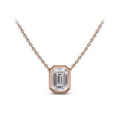 This bezel set solitaire pendant mounting will complement many shape diamonds. It is available in 14k, 18k and platinum. Includes 16" matching cable chain. Additional chain lengths available by request. Solitaire Setting, Solitaire Pendant, Pendant Set, Bezel Setting, Cable Chain, Chain Lengths, Platinum, Cable, Diamonds