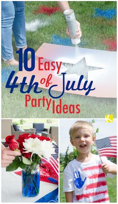 the fourth of july party ideas are great for kids and adults to enjoy in their own backyard