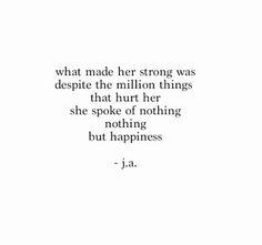 a quote with pink flowers on it that says, what made her strong was despite the million