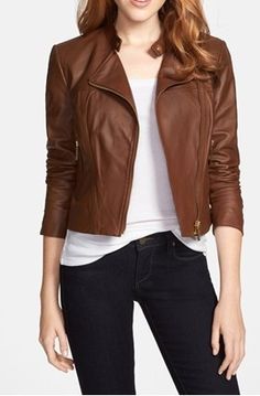 WOMENS+BIKER+JACKET,    Jacket+Description  Shell+genuine+lambskin.  Lining+Soft+cotton+and+silk+mix+fabric.  Front+zip+fasten.  Two+chest+pocket.  Two+side+pockets.  One+inside+pocket.  All+the+jacket+are+custom+made.  All+US,+EU+&+UK+sizes+available+kindly+refer+the+attach+size+chart+image+of+t... Brown Suede Jacket Outfit, Suede Jacket Outfit, Christmas Jacket, Revival Clothing, Jackets Women, Leather Jacket Outfits, Brown Suede Jacket, Real Leather Jacket, Jacket Outfit