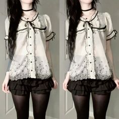 ₊˚⊹ ᰔ Fatal Frame, Dress Up Dolls, Harajuku Fashion, Gothic Lolita, Visual Kei, Aesthetic Clothes, Pretty Outfits