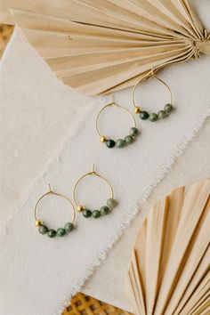 Discover the perfect accessory for every occasion with our delicate and minimalist golden hoops with gemstones. Handcrafted to accentuate aura and charm, these aventurine earrings will make you feel effortlessly beautiful. Don't miss the opportunity to upgrade your jewelry game with these captivating gemstone treasures. Aventurine Earrings