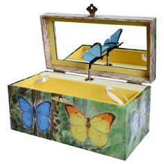 Butterfly Kids Musical Jewelry Box - Cooley’s Reel Tune Butterfly Jewelry Box, Treasure Box, Butterfly Jewelry, Music Box, Special Gifts, Jewelry Box, Butterflies, Musical, Music