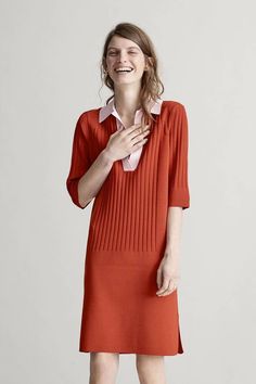 Orange Dress Summer, European Aesthetic, Preppy Chic, Summer Sweaters