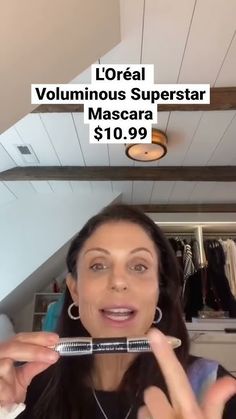 Affordable BEST MASCARA at the Drugstore Says Bethenny Frankel #mascara #drugstorebeauty #drugstore Voluminous Superstar Mascara, Best Drugstore Mascara, Drugstore Mascara, Makeup Tip, Bethenny Frankel, Best Mascara, Beauty Products Drugstore, All Things Girly, Products To Buy