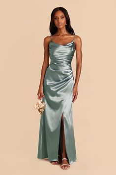 Lydia Shiny Satin Dress - Sea GlassLydia Shiny Satin Dress - Sea Glass Silk Green Dress Bridesmaid, Sage Green Prom Dress Lulus, Davids Bridal Sage Green Bridesmaid Dresses, Mix Match Bridesmaid Dresses Sage, Sage Brides Made Dresses, Dusty Sage Prom Dresses, Dusty Sage Green Bridesmaid Dresses Birdy Grey, Different Shades Of Sage Green Bridesmaid Dresses, Sage And Champagne Wedding Bridesmaid Dresses