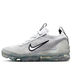 Nike Air Vapormax Flyknit 2021 (GS) DB1550-100 White Breathable Winter Sneakers, Functional White Winter Sneakers, Vapormax Flyknit 2021, Nike Air Vapormax 2021 Fk, Vapour Max Nike, Nike Sacai, Low Air Jordan 1, Nike Air Vapormax Flyknit, Vapormax Flyknit