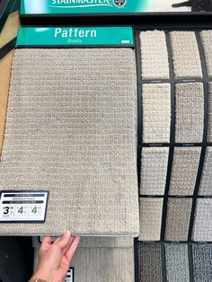 the carpet is being sold at the store