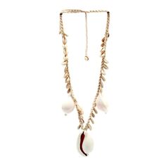 Reminiscent of exotic travels and inspired by nature, this handcrafted piece evokes the essence of relaxed living with style! Gorgeous boho luxe with a dash of coastal. Our beautiful Big White Cowrie Necklace is roped with cotton and adorned with large clustered shells. An impressive and fashionable addition to your summer outfit. Looks also lovely hung on the wall. Our Shell Necklace will sure be a favorite piece in your own home as it is in ours! Feel at one with nature with this beautiful pie Cowrie Shell Necklace, One With Nature, Decoration Originale, Boho Luxe, Shell Necklace, Cowrie Shell, Shell Necklaces, Natural Fibers, Home Textile