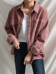 Pink Corduroy Jacket, Clothing Grunge, Find Aesthetic, Aesthetics Tumblr, Indie Clothes, Tumblr Aesthetic, Outwear Coat, Aesthetic Clothing, Indie Outfits