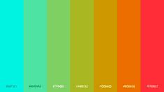 an image of the color scheme for different colors