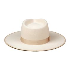 Ivory Rancher – Lack of Color Monroe Hat, Kids Bucket Hat, Felt Cowboy Hats, Rancher Hat, Lack Of Color, Wool Fedora, Outdoor Hats, Bow Ribbon, Crown Design