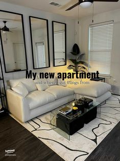 the living room is clean and ready to be used as a new apartment for rent