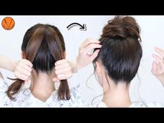 【updo hairstyles】Easy bun hairstyle // Hair Tutorials // chinon // hair stylist - YouTube