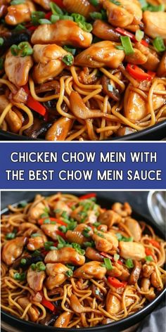 Chicken Chow Mein with the Ultimate Chow Mein Sauce Homemade Chinese Food, Chinese Cooking Recipes, Easy Chinese Recipes