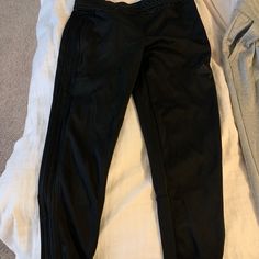 Size Small Black Adidas Joggers! Never Worn Fitted Black Adidas Pants, Black Adidas Stretch Sweatpants, Black Stretch Adidas Sweatpants, Fitted Adidas Black Bottoms, Adidas Joggers, Black Joggers, Adidas Pants, Adidas Black, Black Adidas