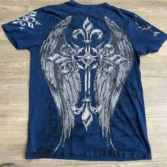 Blue Shirts For Men, 2000s Fashion Inspiration, Affliction Clothing, Geeky Clothes, Blue Shirts, Baggy Clothes, Selling Clothes, Shirt Store