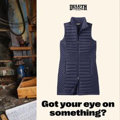 Get professional-looking outerwear that’s light as air – the Down Right Tunic Vest with 650-fill duck down keeps you warm without the weight. Fitted Nylon Puffer Jacket For Work, Tunic Vest, Lightweight Vest, Duluth Trading Company, Smart Storage, Duluth Trading, Outerwear Vest, Professional Fashion, Down Vest