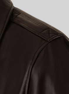 Look good, feel good, and stand out in the Welcome to Marwen Leather Jacket! Crafted with the highest quality leather, this replica of Steve Carell's iconic jacket from the American drama film is sure to turn heads with its classic bomber-style design.    Whether you're headed to a formal or casual event, this fashionable jacket will have you looking your best. Don't miss your chance to make a grand entrance!    Made Using Pure Napa Sheep Skin Soft Leather.  
 
 Look Includes     Dark Brown   L Brown Leather Jacket With Lapel Collar And Concealed Placket, Brown Collared Leather Jacket For Business, Classic Biker Jacket With Padded Collar, Fitted Brown Leather Jacket With Padded Collar, Classic Brown Biker Jacket For Business, Classic Leather Jacket With Concealed Placket, Classic Leather Jacket With Padded Collar For Work, Luxury Brown Leather Jacket With Concealed Placket, Collared Leather Jacket With Concealed Placket