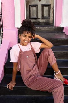 Pink Dungarees Outfit, Pink Dungarees, Dungarees Outfits, Dungaree Outfit, Ash Pink