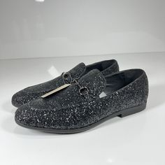 Brand new unworn no box. Mens Black Glitter Dress Shoe Loafer Prom 12M US. Prom Shoes Men, Shoes For Prom, Hoco Shoes, Prom Shoes Black, Black Glitter Dress, Prom Men, Mens Black Dress Shoes, Black Dress Shoes, Glitter Dress