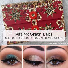 Pat McGrath Labs MTHRSHP Sublime: Bronze Temptation | Holiday 2018 | Review, Swatches + 4 Looks – SUPERNOVABEAUTY Pat Mcgrath Eyeshadow Looks, Pat Mcgrath Eyeshadow, Vegas Hair, Colourpop Makeup, Makeup Eyeshadow Palette, Dry Skin Patches, Eyeshadow Palettes, Happy Skin, Pat Mcgrath