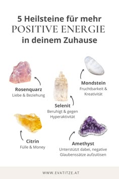 Diese Heilsteine und Kristalle unterstützen dich nach Feng Shui in deinem Zuhause. Yoga Meditation, Beauty Health, Meditation, Spirituality, Yoga, Crystals