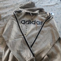 This Is A Brand New Extra Large Gray Adidas Hoodie. Adidas Outerwear With Adjustable Hood For Fall, Adidas Outerwear With Drawstring Hood For Streetwear, Adidas Casual Hooded Jacket For Streetwear, Casual Adidas Hooded Jacket For Streetwear, Adidas Winter Hooded Jacket With Adjustable Hood, Adidas Winter Hoodie For Streetwear, Adidas Outerwear With Adjustable Hood, Adidas Winter Hooded Jacket With Double-lined Hood, Adidas Hoodie For Winter Streetwear