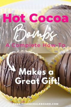 Learn how to make hot cocoa bombs. This complete guide will show you how to make these impressive DIY food gifts.