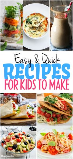 easy and quick recipes for kids to make