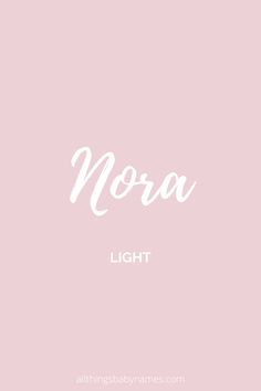 the word aurora is written in white on a pink background