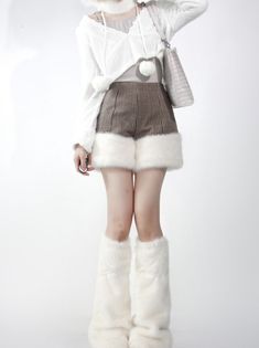 ❤︎White Lovers Wool Fur Coat Check Suspenderskirt + Snowball Short Top Fur Shortsuit❤︎

Please allow 3 weeks for delivery. Cozy Beige Bottoms For Winter, Cozy Beige Winter Bottoms, Cozy White Bottoms For Winter, Cozy White Winter Bottoms, White Winter Leg Warmers, Suspenders Skirt, Coat Check, Check Coat, Halloween 2024