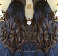 Cabello largo, color Black Hair Balayage, Trendy Hair Color, Scene Hair, James Charles