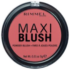 Maxi Blush is a lightweight, buildable cheek color that lasts all day! Powder blush give cheeks a burst of color that lasts all day. Micro-fine powder glides on smoothly and blends easily for natural-looking results. Made in Poland Maxi Blush is a lightweight, buildable cheek color that lasts all day! Powder blush give cheeks a burst of color that lasts all day. Micro-fine powder glides on smoothly and blends easily for natural-looking results. Made in Poland Rimmel Maxi Blush, Tom Ford Black Orchid, American Crew, Rimmel London, Sweet Cheeks, London Today, Hair Wax, Max Factor, Wild Card