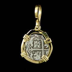 Atocha Jewelry - 1 Reale Oval Pendant from Virtual Treasure Chest Silver Ingot, Mirror Jewelry Armoire, Couple Jewelry, Viking Jewelry, Jewelry Armoire, Coin Jewelry, Silver Coin, Shipwreck, Silver Engagement Rings