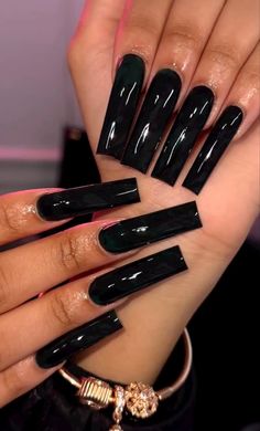 Fire Nails, Future Life, Mani Pedi, Cute Acrylic Nails, Nails Nails, Black Nails, Stylish Nails, Cute Nails, Nail Inspo