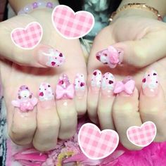 Gyaru Aesthetic, Charmmy Kitty, Gel Toes, Japanese Nail Art, About Me Blog, My Darling