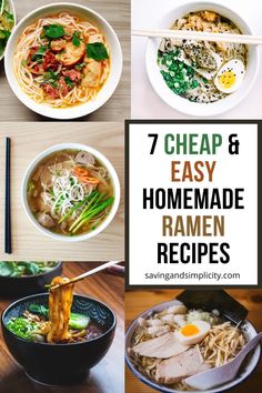 7 cheap and easy homemade ramen recipes that are ready in less than 10 minutes