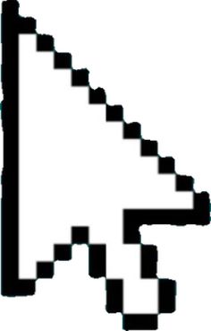 a pixelated black and white image of a hand cursive with the letter k