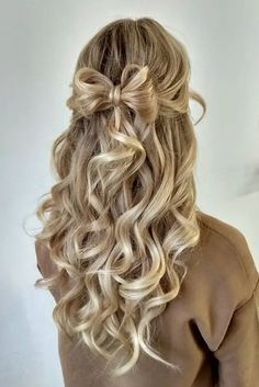 Cornrows Ideas, Sunkissed Hair, Long Hair Cut Short, Wedding Hair Half, Half Up Half Down Hairstyles, Video Tiktok, Luscious Hair, Cut Her Hair, Wedding Hair Down