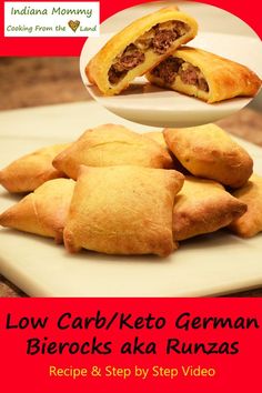 low carb / keto german bierocks aka runzas recipe and step by step video