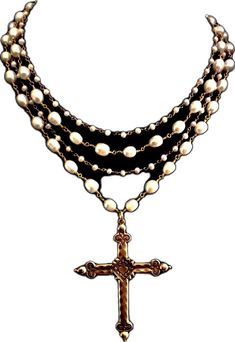 Spiritual Cross Jewelry With Pearl Charm, Elegant Pearl Pendant Crucifix Jewelry, Spiritual Cross Necklace With Pearl Charm, Elegant Crucifix Pearl Pendant Necklace, Cross-shaped Pearl Pendant Necklace, Elegant Crucifix Necklace With Pearl Pendant, Pearl Cross Pendant Jewelry, Spiritual Cross Pearl Necklace As Gift, Pearl Cross Necklace With Pearl Drop