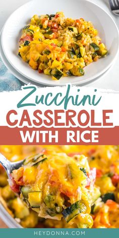 Zucchini rice and tomato casserole Zucchini Tomato Casserole, Casserole With Rice, Tomato Casserole, Zucchini Rice, Chicken Zucchini Casserole, Tomatoes And Cheese, Cooked Ham, Chicken And Rice Dishes, Zucchini Tomato