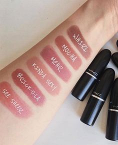 Beauty Eye Makeup, Mac Lipstick Colors, Mac Lipstick Swatches, Best Mac Lipstick, Mac Lipstick Shades, Mac Lipsticks, Festival Mode, Mac Powder, Best Mac