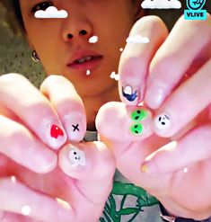 Kpop Nails, Nail Tattoo, Nails Inspo, Nails Art, Nail Design, You Nailed It