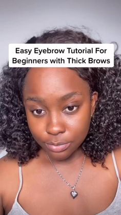 Thicker Eyebrows Makeup, How To Do Brows, Easy Eyebrow Tutorial, Eyebrow Tutorial For Beginners, How To Do Eyebrows, Eyebrow Makeup Tutorial, Brow Tutorial