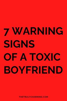 10 signs of a toxic relationship Self Worth, Warning Signs, Flag