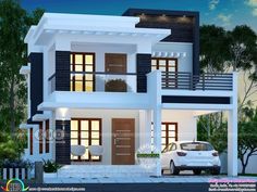 this is an image of a modern style house