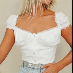 Elastic Arms On or Off Shoulders Cupped Bustier Button Through Top – sunifty Summer Button-up Tops With Button Closure, Fitted Button-up Crop Top For Spring, Spring Fitted Button-up Crop Top, Fitted Spring Tops With Button Closure, Fitted Cropped Tops With Buttons, Fitted Tops With Buttons For Spring, Fitted Spring Tops With Buttons, Fitted Button Tops For Spring, Chic Summer Tops With Back Button Closure