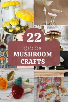 the best mushroom crafts for kids to make